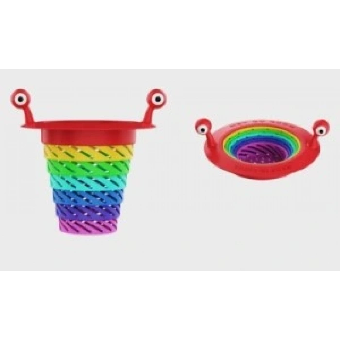 Eğitici Oyuncak Renkli 6 Kademeli Lavabo Süzgeci