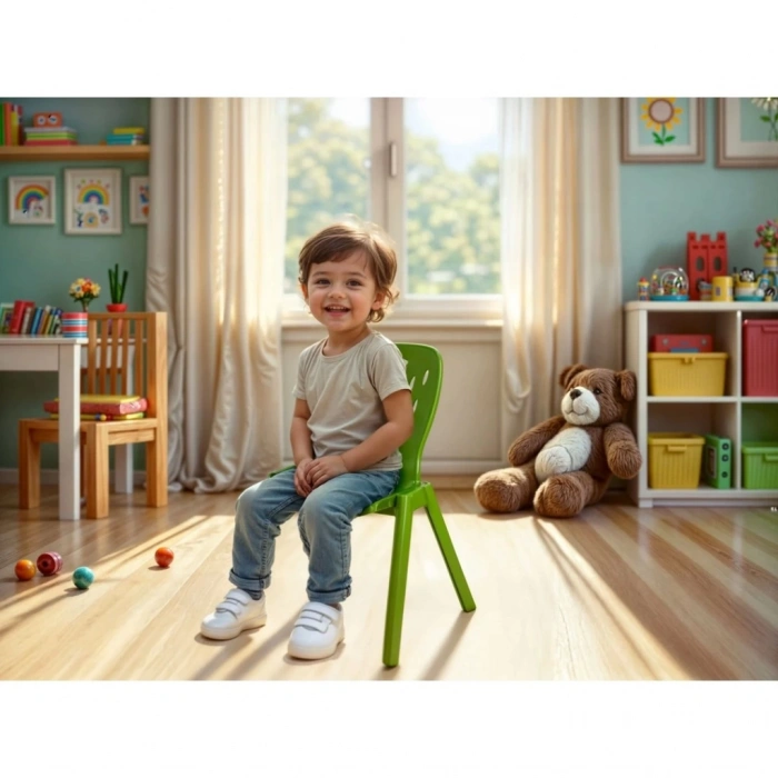 Eğitici Oyuncak  Renkli Tekli Sandalye