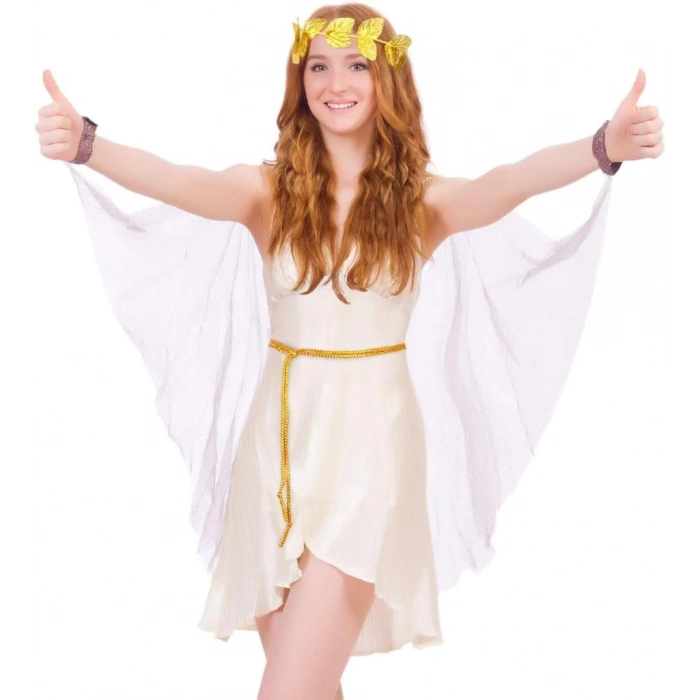 Roma Bizans Altın Yapraklı Sezar Tacı Eğlenceli Kostüm ve Cosplay Aksesuarı