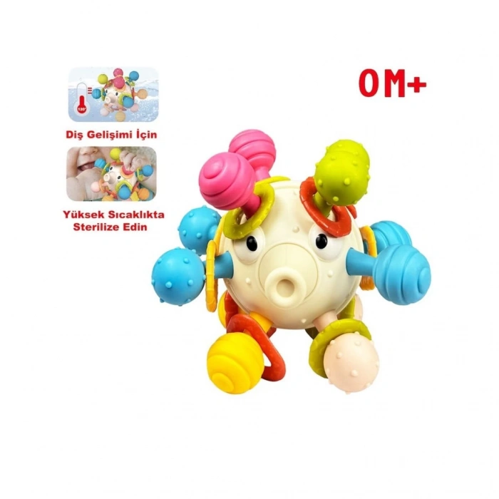 Eğitici Oyuncak RT603-7 CIR CIRLI CINGIRAKLI DİŞ KAŞIYICILI