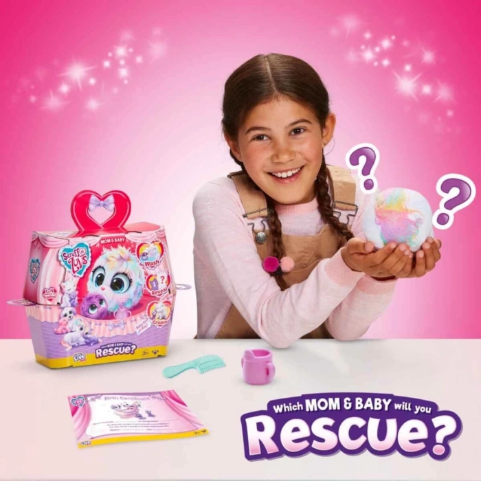 Çocuk Scruff A Luvs Anne ve Yavrusu Sürpriz Kutu CRU09000