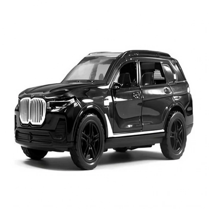 Çocuk Şeffaf Kutuda Metal BMW X7 Araba