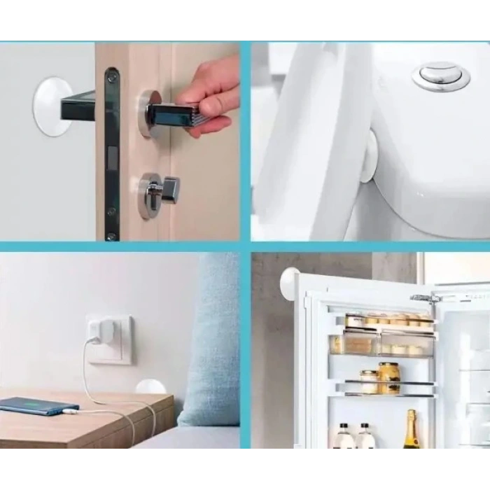 Eğitici Oyuncak Şeffaf  Silikon Mobilya ve Kapı Durdurucu Darbe Pedi 6 lı