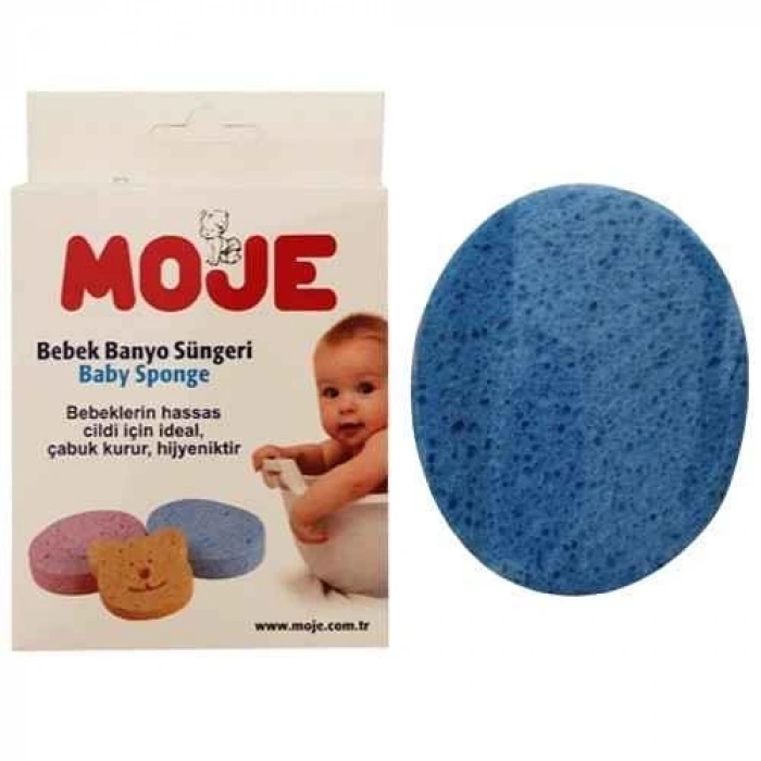 Çocuk Selülozik Bebek Banyo Süngeri Mavi