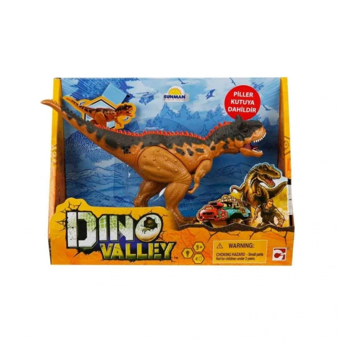 Çocuk Sesli ve Işıklı Dino Valley Dinozor