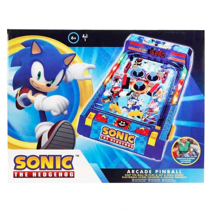 Eğitici Çocuk Sesli ve Işıklı Sonic Masaüstü Arcade Pinball