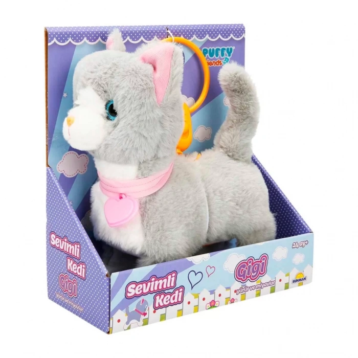 Eğitici Oyuncak   Sevimli Kedi Gigi Sesli ve Hareketli