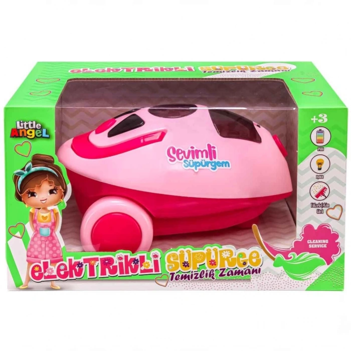 Çocuk Sevimli Süpürgem Pilli Elektrik Süpürgesi