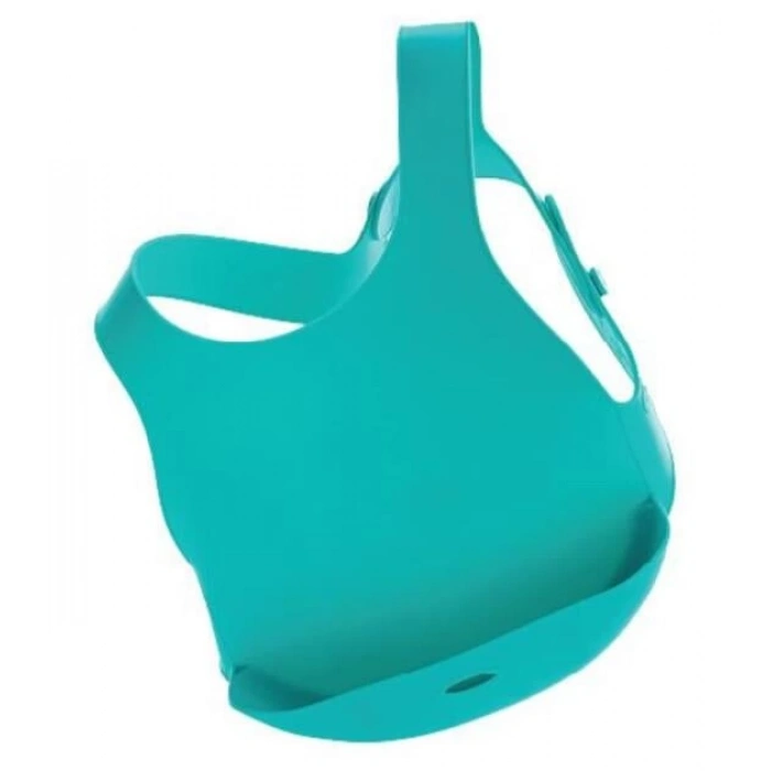 Çocuk Silikon Mama Önlüğü Aqua Green