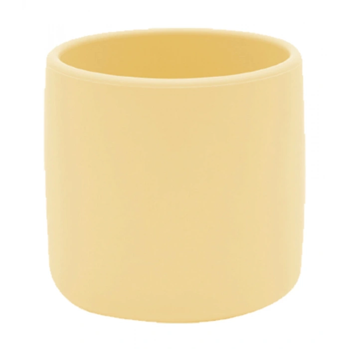 Silikon Mini Bardak Mellow Yellow Bebek İçin Sağlıklı ve Eğitici Bardak