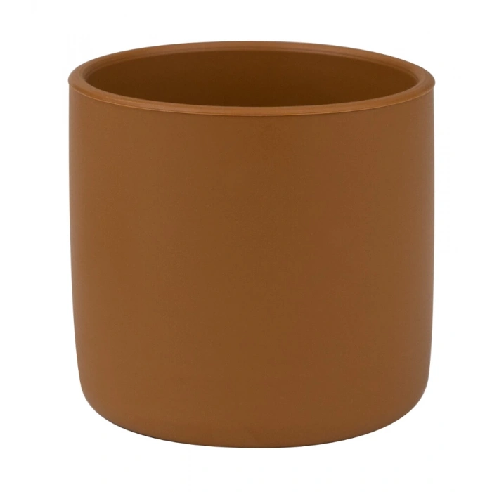 Silikon Mini Bardak Woody Brown Bebek İçin Ergonomik ve Hijyenik İlk Bardak