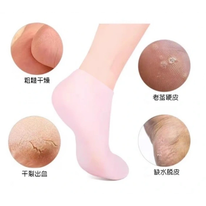 Eğitici Oyuncak Silikon Nemlendirici Çorap Ayak Bakım Çorabı
