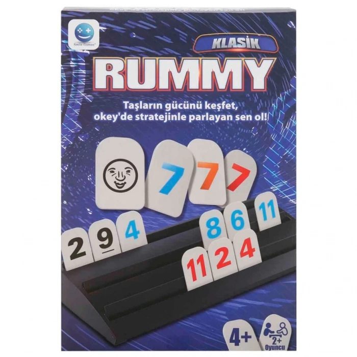 Çocuk Smile Games Klasik Rummy Kutu Oyunu S00004595