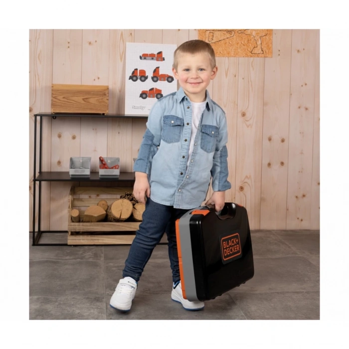 Çocuk Smoby Black & Decker OBY B+D Bricolo Akıllı Çalışma Tezgahı