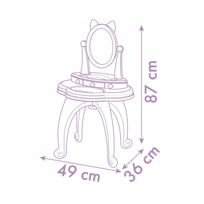 Çocuk Smoby Gabby Makyaj Masası Ayaklı