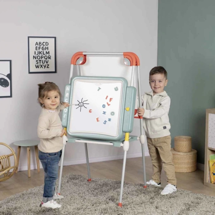 Çocuk Smoby Metal Ayaklı Çift Taraflı Manyetik Yazı Tahtası 7600410207