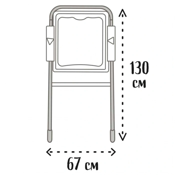 Çocuk Smoby Metal Ayaklı Çift Taraflı Manyetik Yazı Tahtası 7600410207