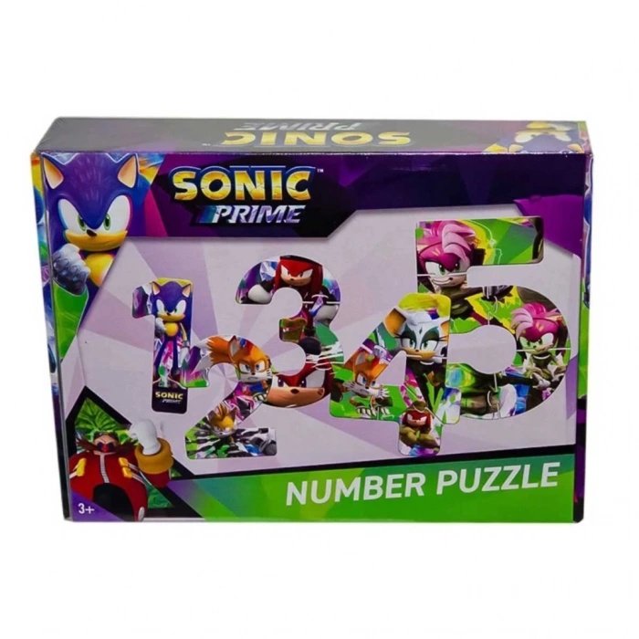 Çocuk Sonic Numara Puzzle