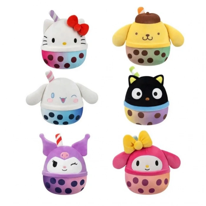 Eğitici Oyuncak Squishmallows Mystery Squad Hello Kitty Sürpriz Figür 13 cm