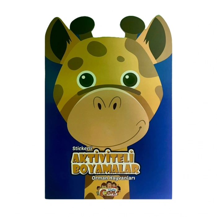 Çocuk Stickerlı Aktivite ve Boyamalar Orman Hayvanları