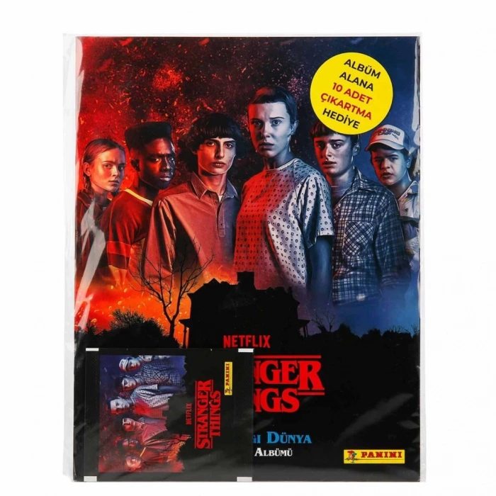 Stranger Things Çıkartma Albümü Koleksiyonluk Sticker Kitabı