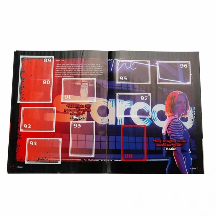 Stranger Things Çıkartma Albümü Koleksiyonluk Sticker Kitabı