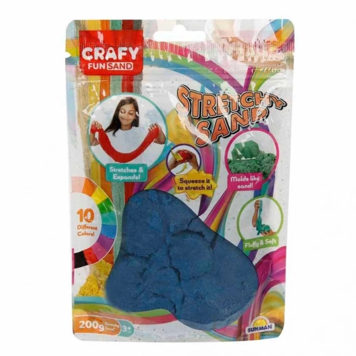 Çocuk Streç Oyun Kumu Koyu Mavi 200 gr