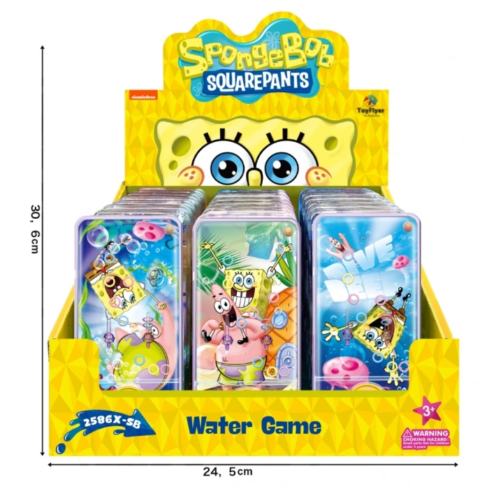 Eğitici Oyuncak Süngerbob Temalı Su Oyunu