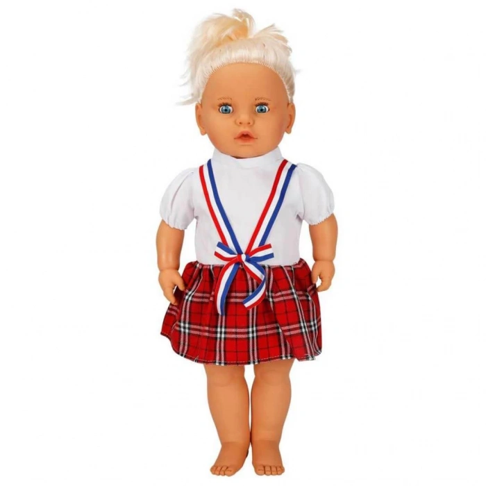 Çocuk Sunman Lila Sesli Saçlı Et Bebek