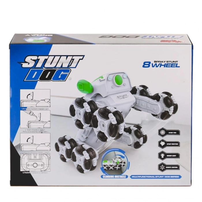 Buharlı 8 Teker Stunt Araba – Akrobatik Hareketler İçin Özel Tasarım