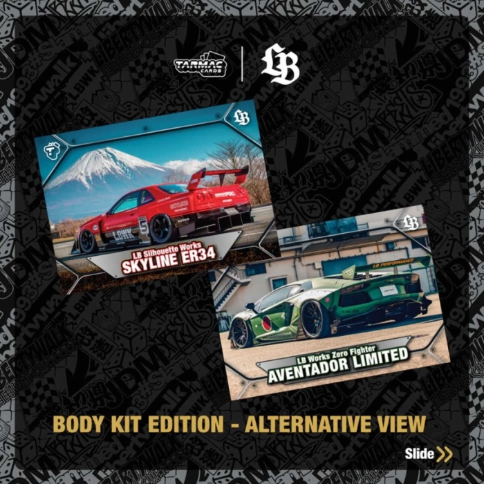 Çocuk Tarmac Cards Liberty Walk Koleksiyonluk Kartları Cilt 01 Kutu TC-LBC-01