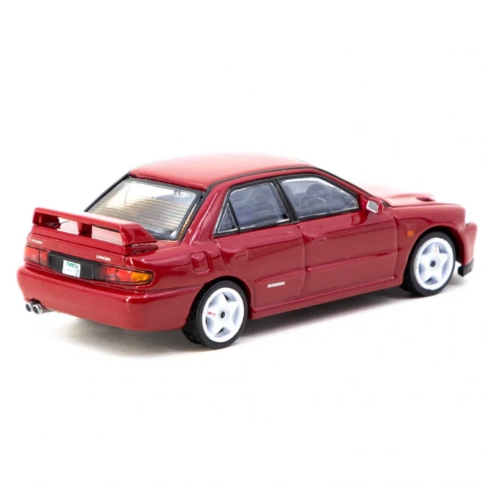 Çocuk Gelişim 1/64 Mitsubishi Lancer GSR Evolution II Red Tarmac Works Araba Modeli
