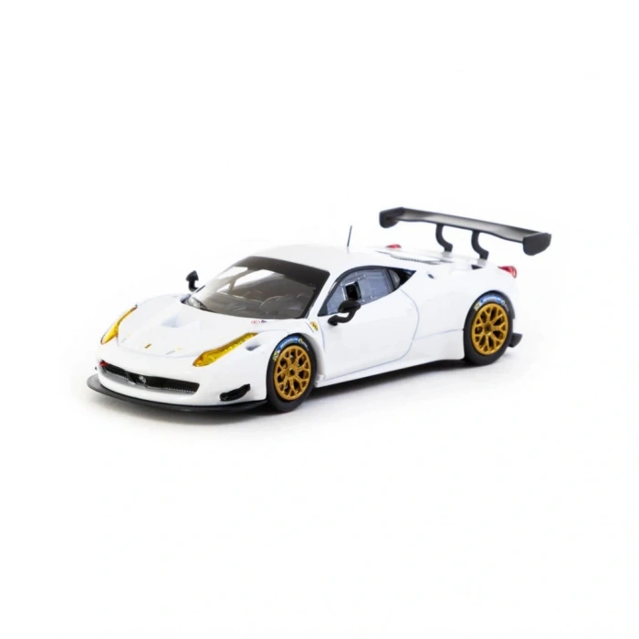 Eğitici Oyuncak Tarmac Works X iXO Models 1/64 Ferrari 458 Italia GT3 White
