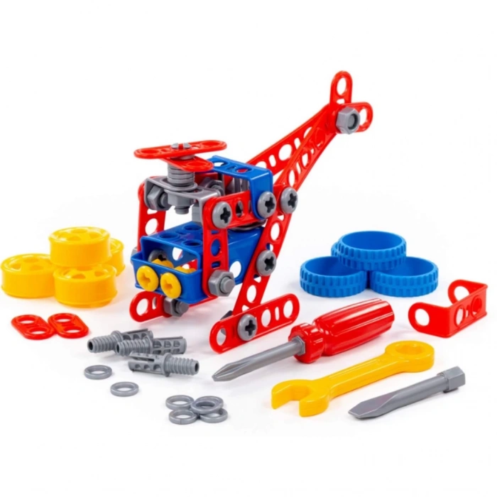 Çocuk Tasarım Parçası Mucit 91 Parça Kutuda 72986