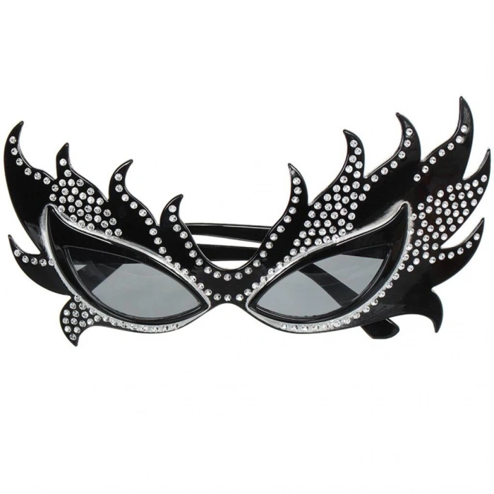 Taşlı Siyah Parti Gözlük ile Eğlenceli Kostüm ve Hayal Gücünü Destekleyen Aktivite