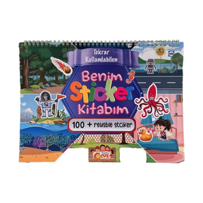 Çocuk Tükenmeyen Sticker Kitabım
