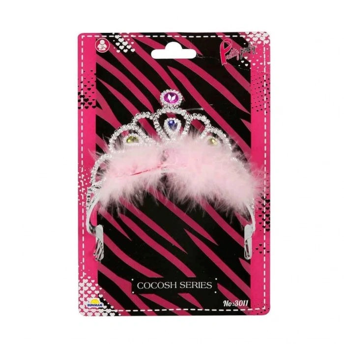 Parti Eğlenceli Tüylü Taç - Çocuklar İçin Eğitici ve Eğlenceli Parti Tüylü Taç Seti