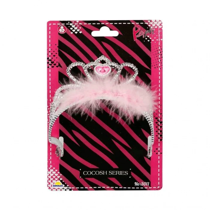 Parti Eğlenceli Tüylü Taç - Çocuklar İçin Eğitici ve Eğlenceli Parti Tüylü Taç Seti