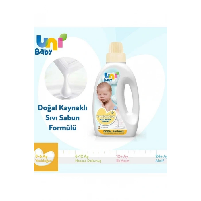  Uni Baby Yenidoğan Sıvı Çamaşır Sabunu 1500 ml