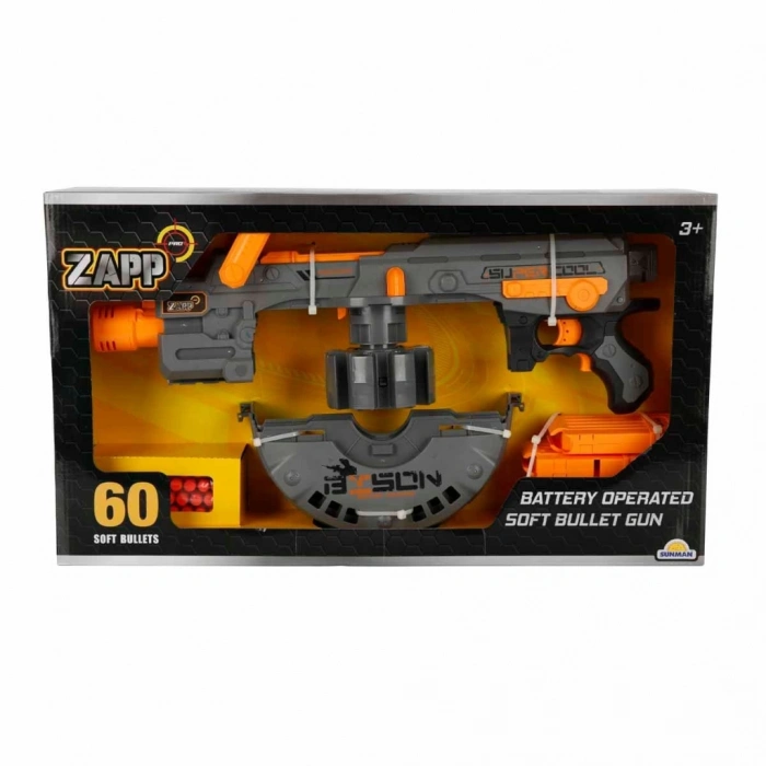 Zapp Toys 60 Mermili Sünger Dart Atan Silah 54 cm