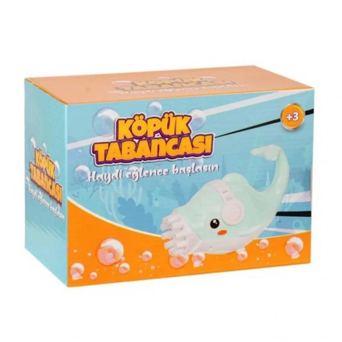 Çocuk Pilli Balık Köpük Tabancası 2607
