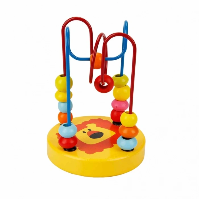 Çocuk Woody Tahta Boncuk Oyunu Orman Hayvanları S00000575