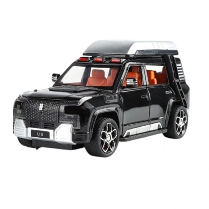 Eğitici Oyuncak  XHD-B2432 -Vardem Çek Bırak  Işıklı ve Sesli Kapıları Açılan Lr Jeep 1:24