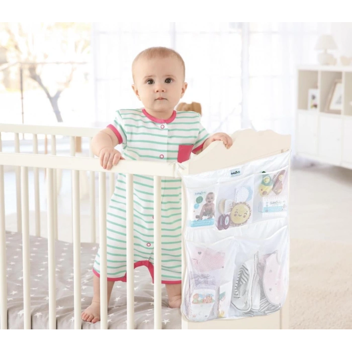 Çocuk Yatak Başı Organizer 555 Beyaz