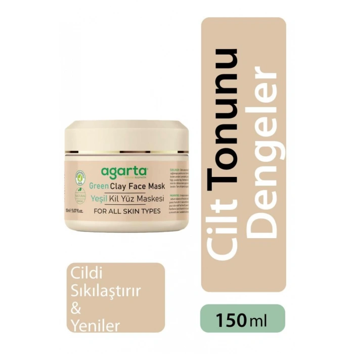 Eğitici Oyuncak    Yeşil Kil Yüz Maskesi 150 ml