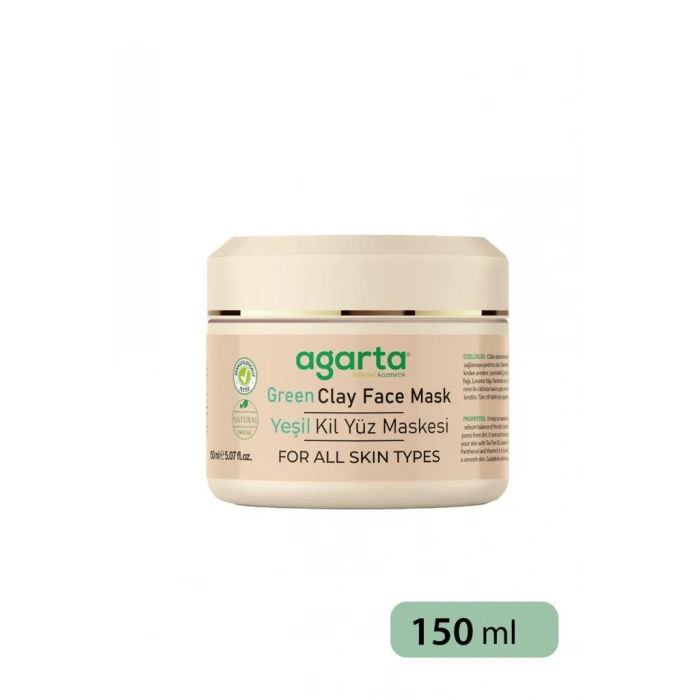 Eğitici Oyuncak    Yeşil Kil Yüz Maskesi 150 ml