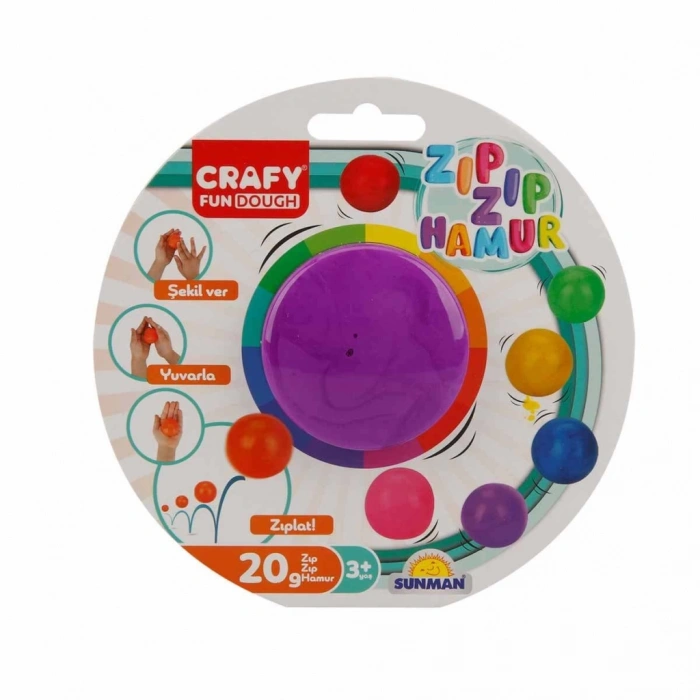Çocuk Zıp Zıp Oyun Hamuru 20 gr