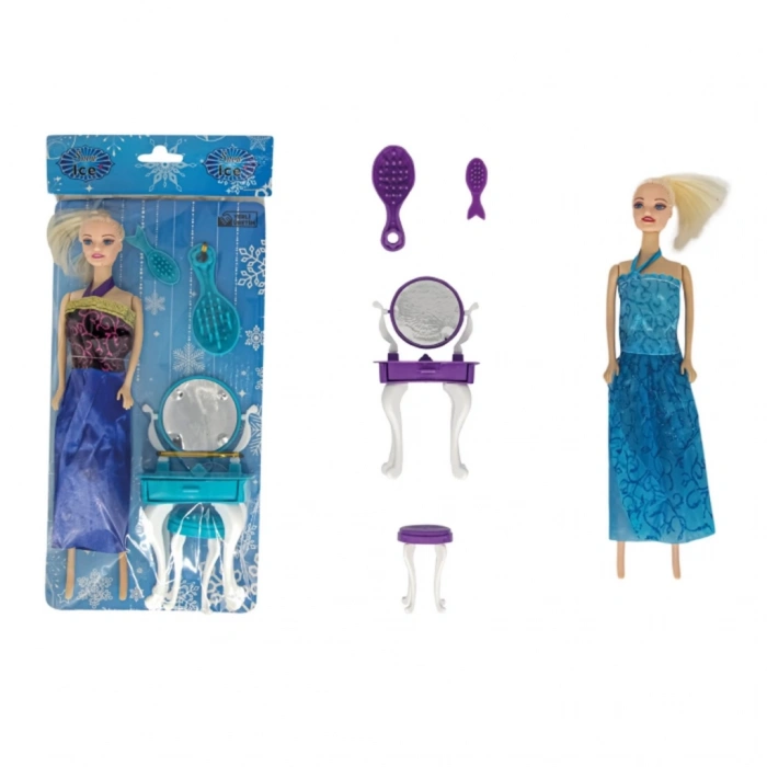 Çocuk Oydaş Snow City Kart Makyaj Masalı Bebek 2419