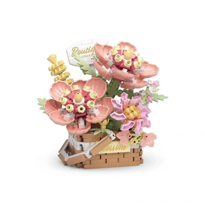 P1086 ÇİÇEK BUKETİ 455 PARÇA BLOCK OYUNCAK