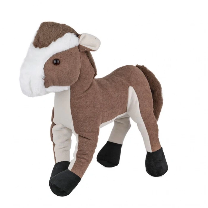 Peluş At 35 cm, Eğitici Peluş Oyuncak, Çocuklar İçin Yumuşak ve Sevimli Arkadaş